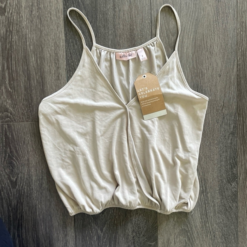 Cream Women's Top